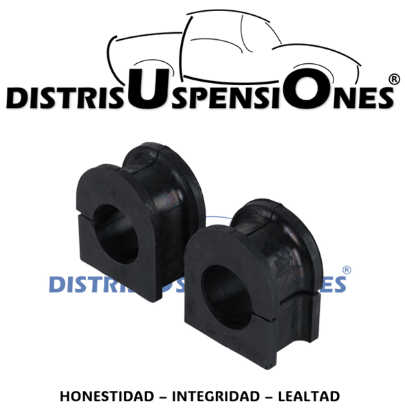 DISTRISUSPENSIONES.COM_KIT CAUCHOS ESTABILIZADORA DELANTERA CHEVROLET TAHOE 2007-2020 SILVERADO 2007-2019